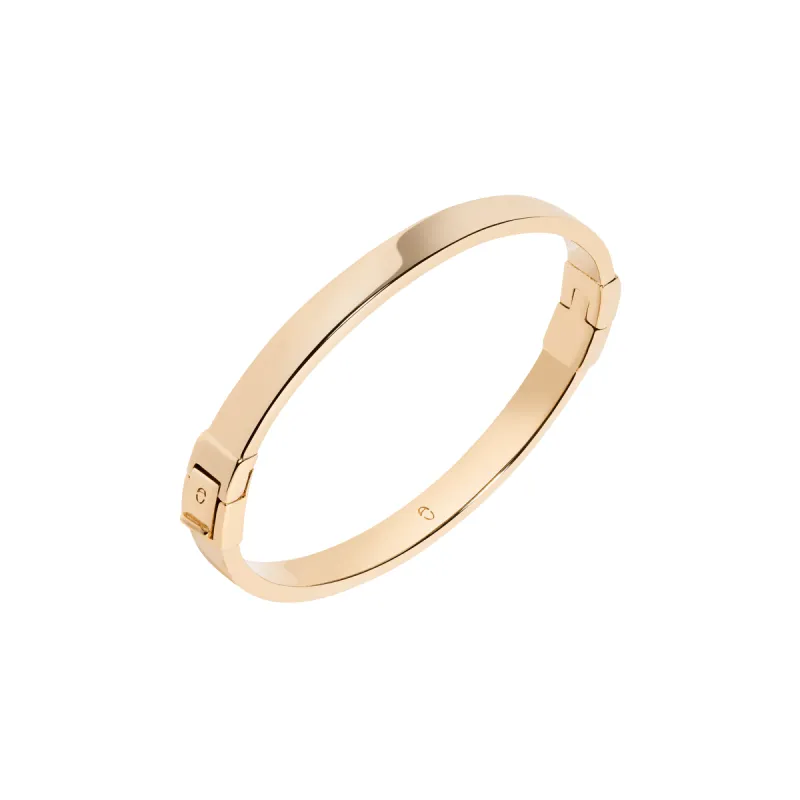 Classic Gold Hinged Bracelet sold by Aurate