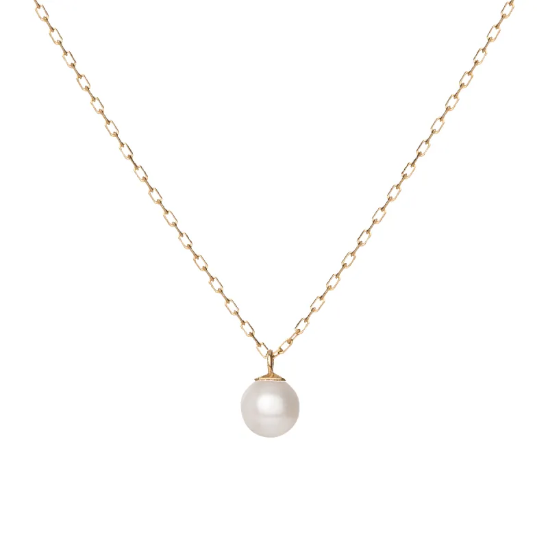 Simple Pearl Necklace sold by Aurate