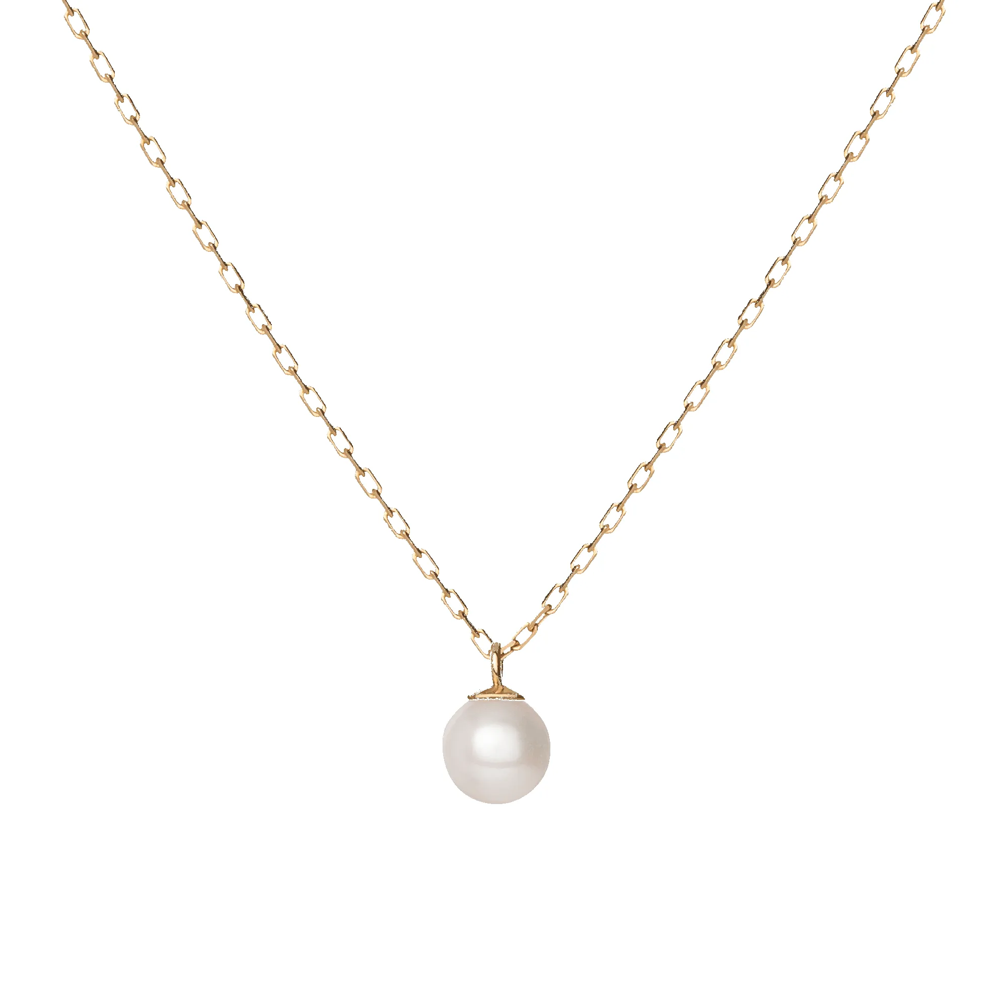 Simple Pearl Necklace sold by Aurate