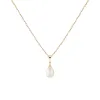 Mini Pearl Drop Necklace sold by Aurate