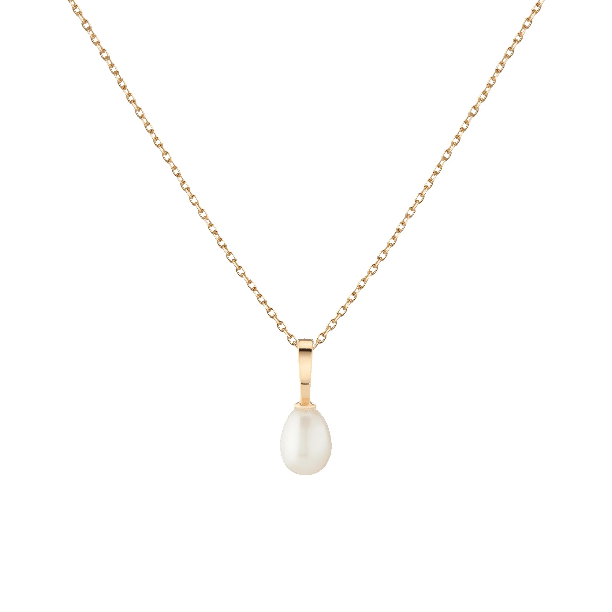 Mini Pearl Drop Necklace sold by Aurate