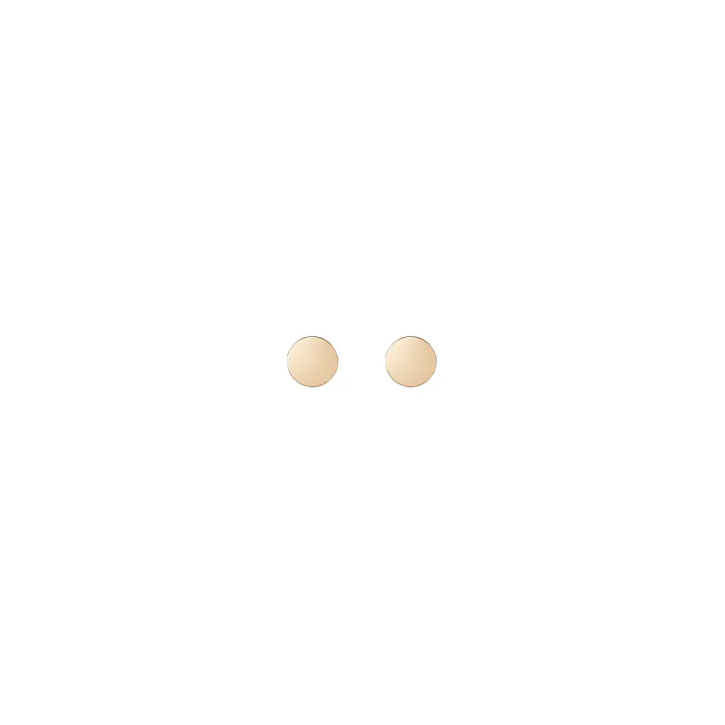 Mini Medallion Earring Studs sold by Aurate