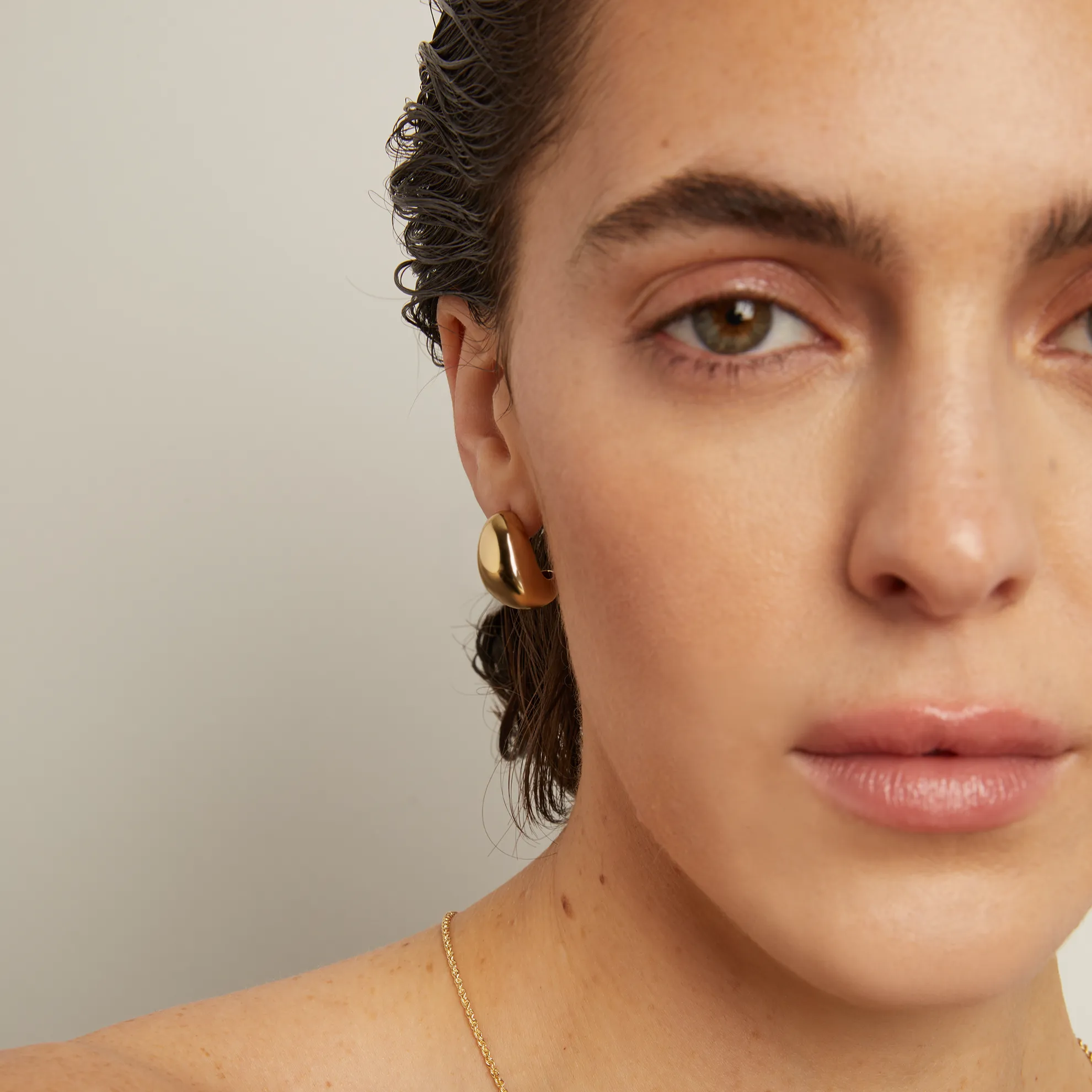 Dome Earrings sold by Aurate product image thumbnail 4