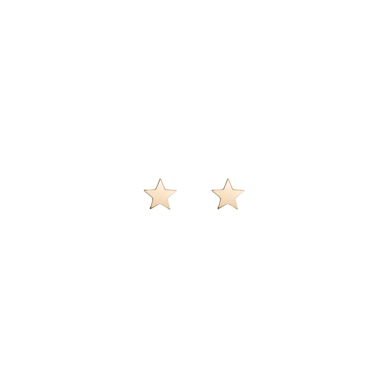 Gold Nova Star Stud Earrings sold by Aurate