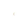 Gold Moon Stud Earrings sold by Aurate