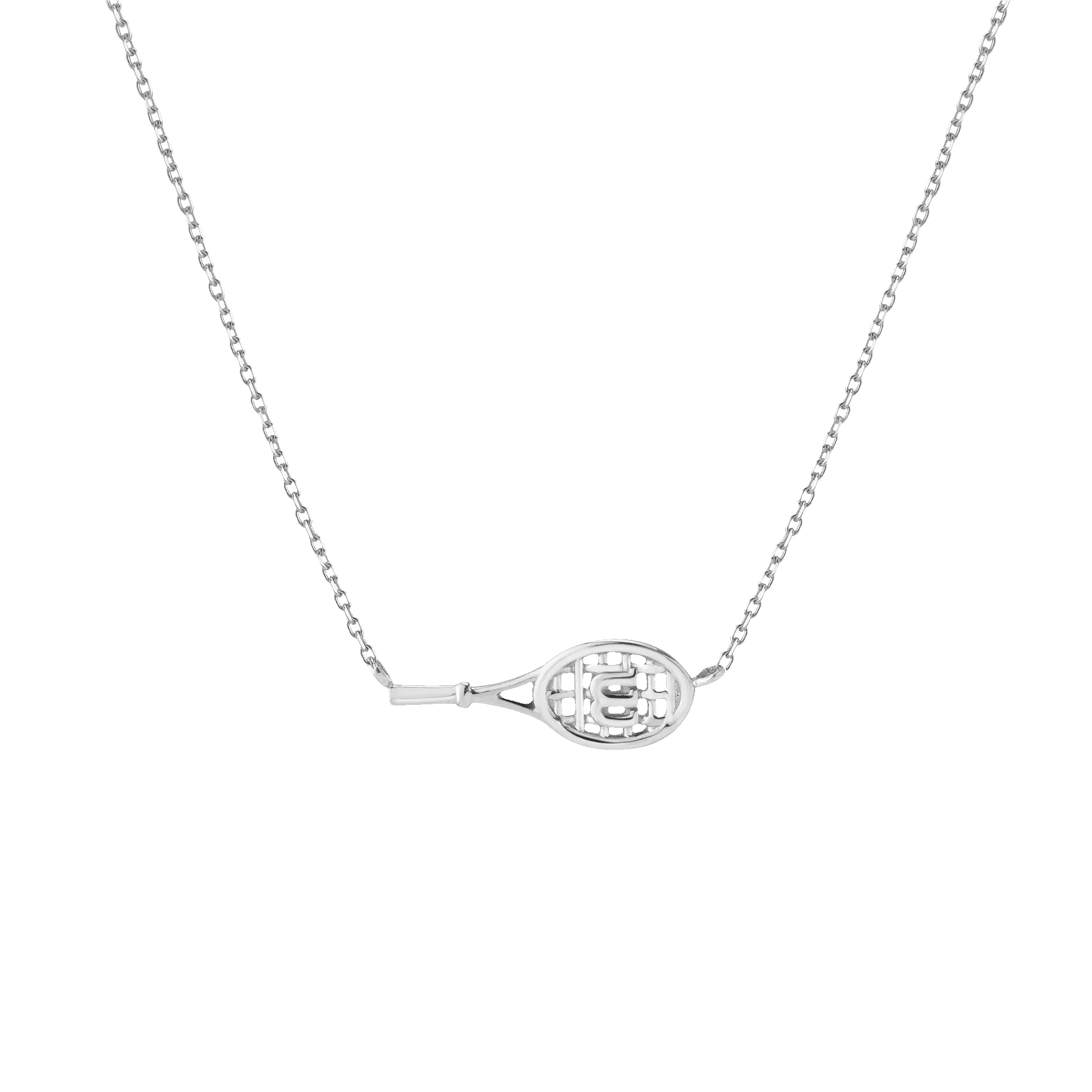 Aurate x Wilson: W Tennis Racket Necklace sold by Aurate product image thumbnail 2