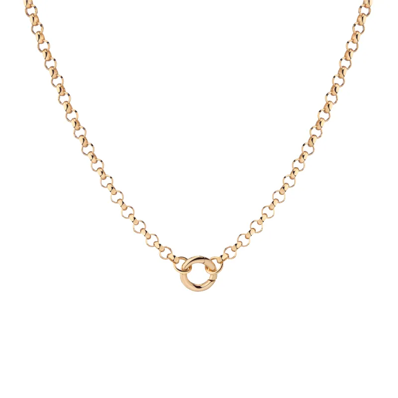 Rolo Chain Charm Necklace - Small Bail sold by Aurate