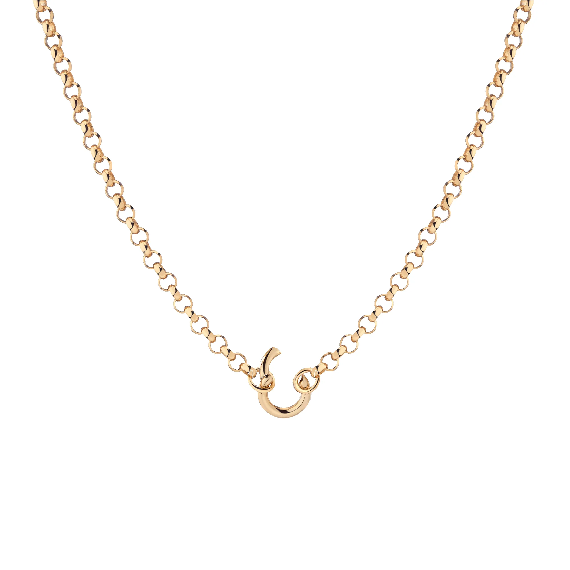 Rolo Chain Charm Necklace sold by Aurate product image thumbnail 4
