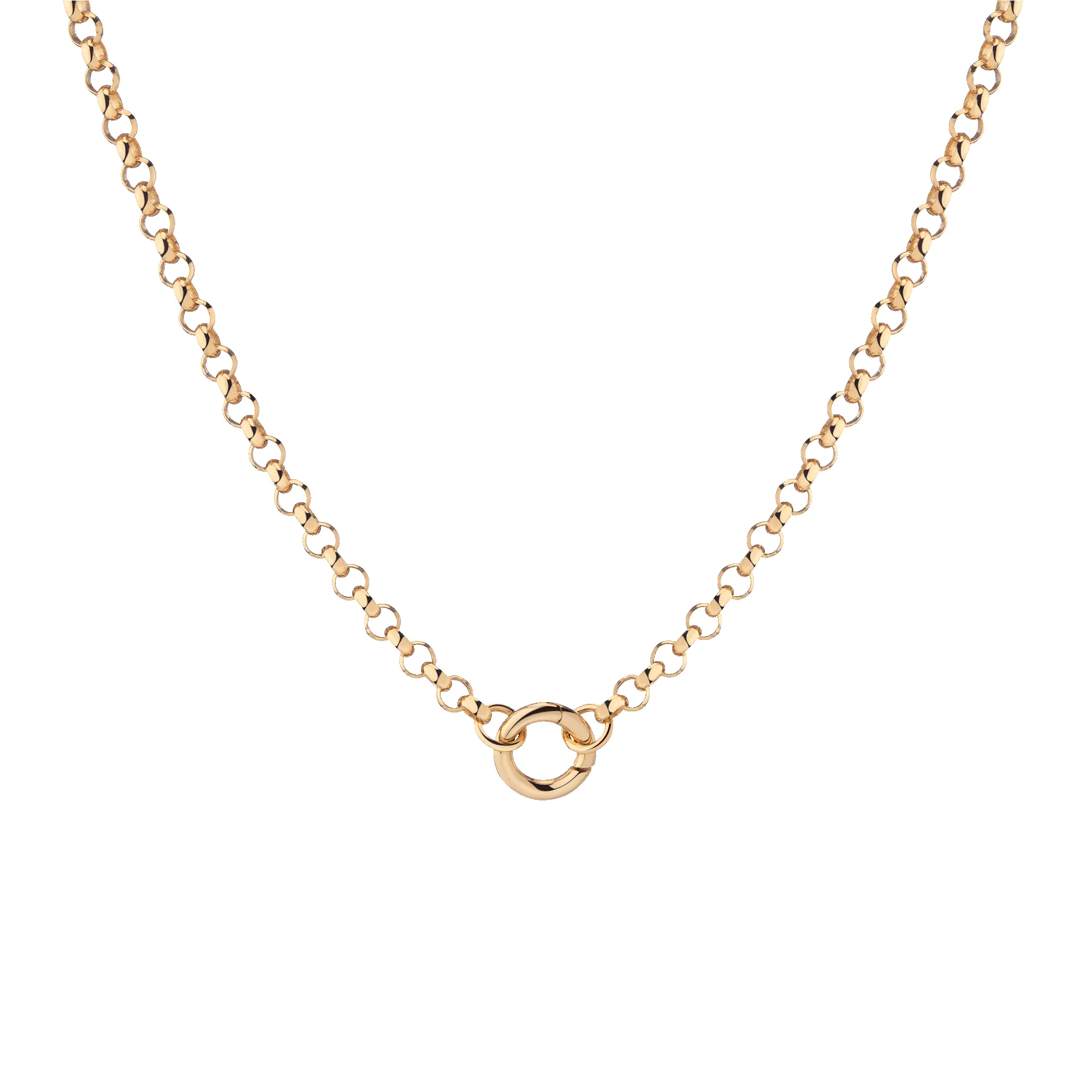 Rolo Chain Charm Necklace sold by Aurate product image thumbnail 3