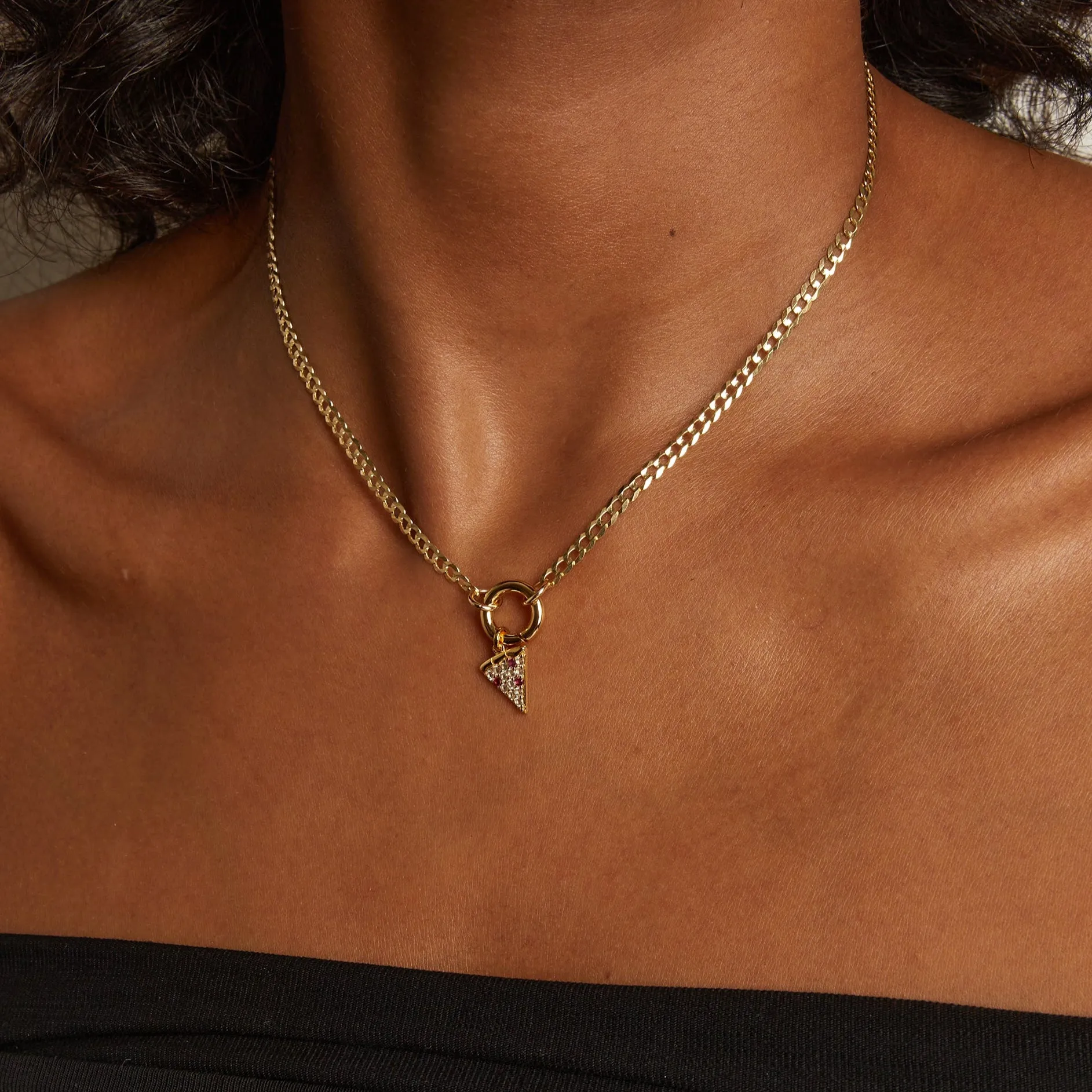 Dollar Slice Pizza Charm sold by Aurate product image thumbnail 5