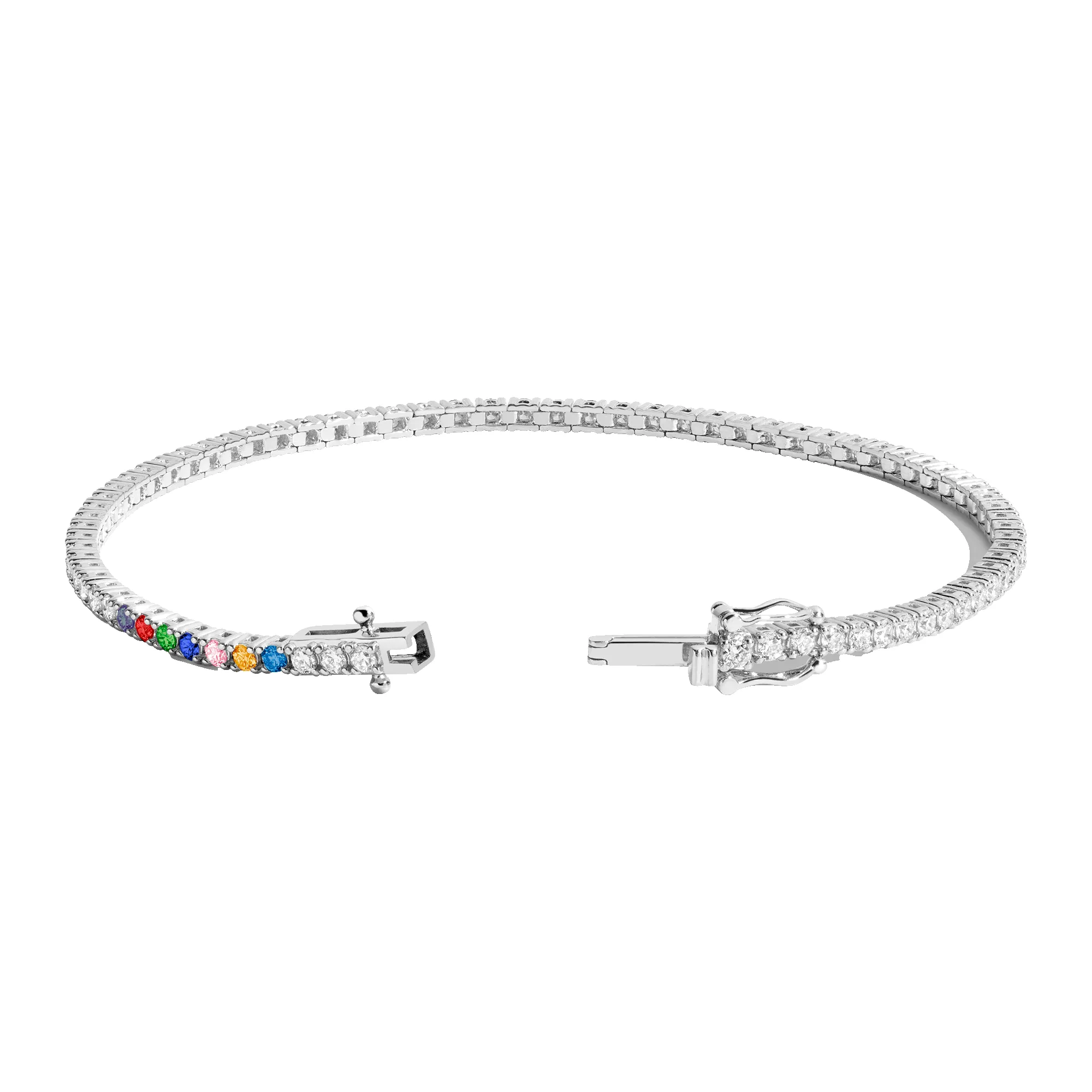 Personalized Lab Grown Diamond Tennis Bracelet sold by Aurate product image thumbnail 4
