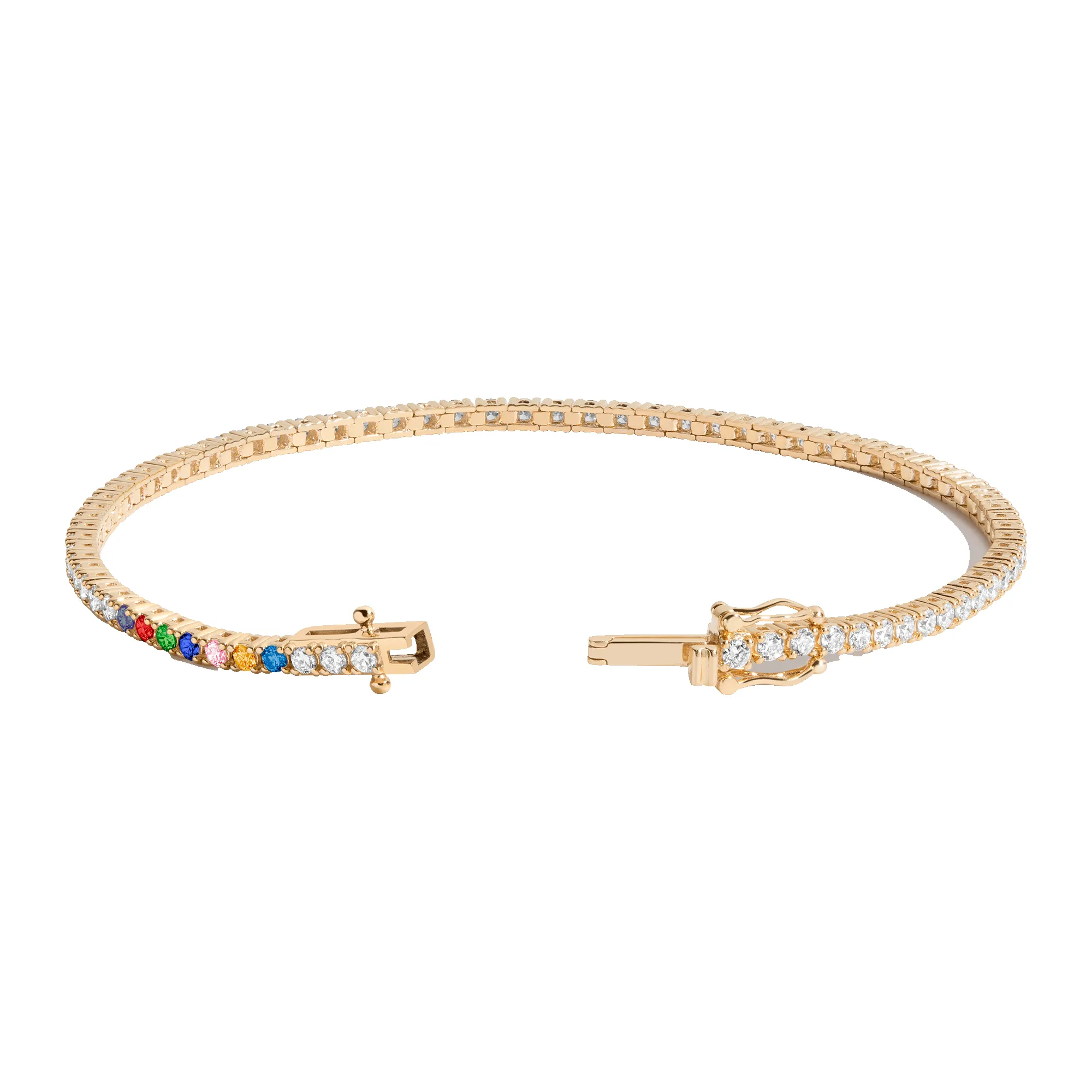 Personalized Lab Grown Diamond Tennis Bracelet sold by Aurate product image thumbnail 3