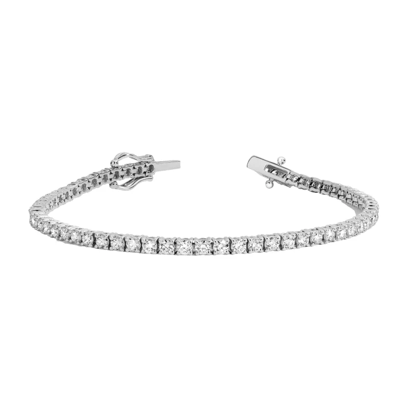 4ct Lab Grown Diamond Tennis Bracelet sold by Aurate