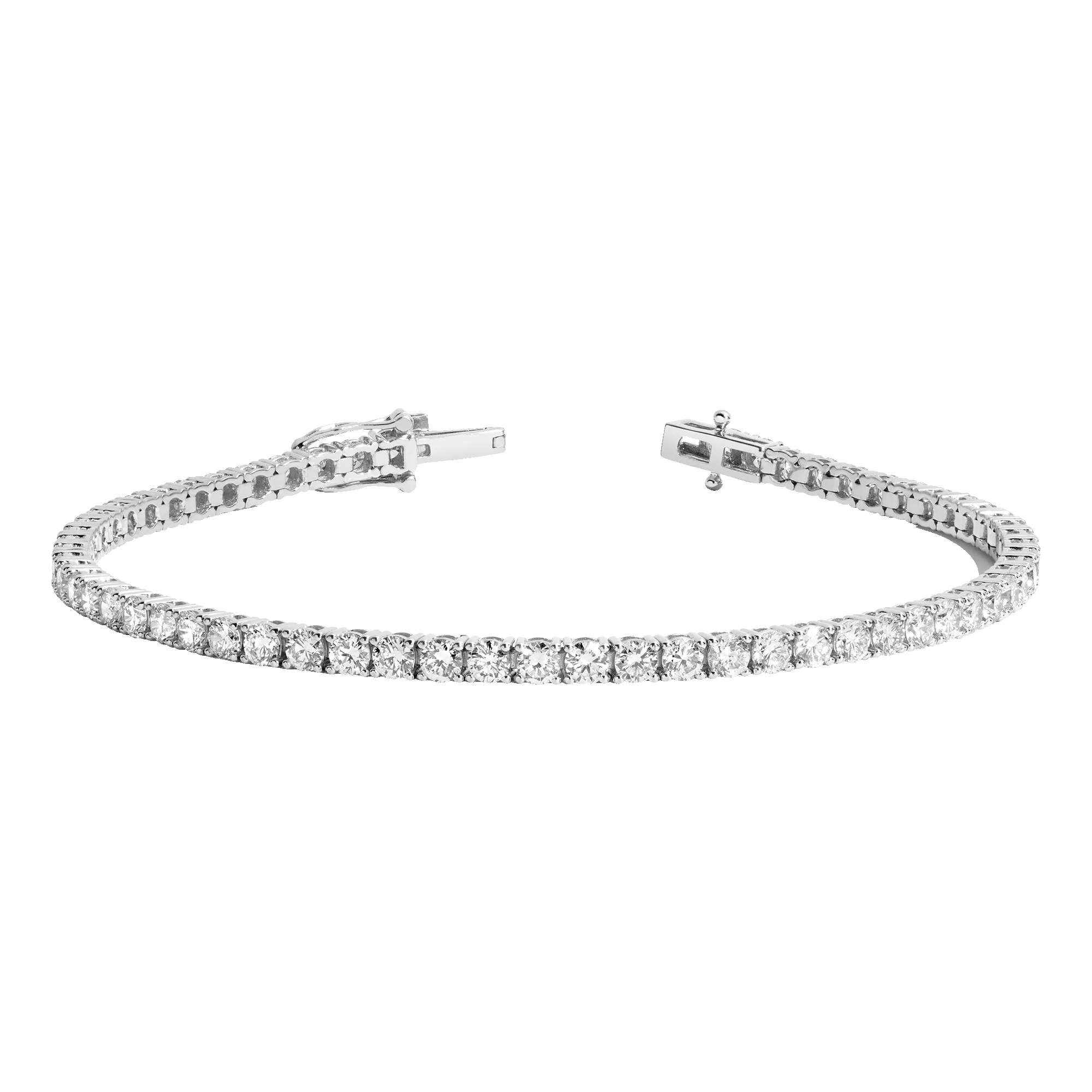 4.2ct Lab Grown Diamond Tennis Bracelet sold by Aurate