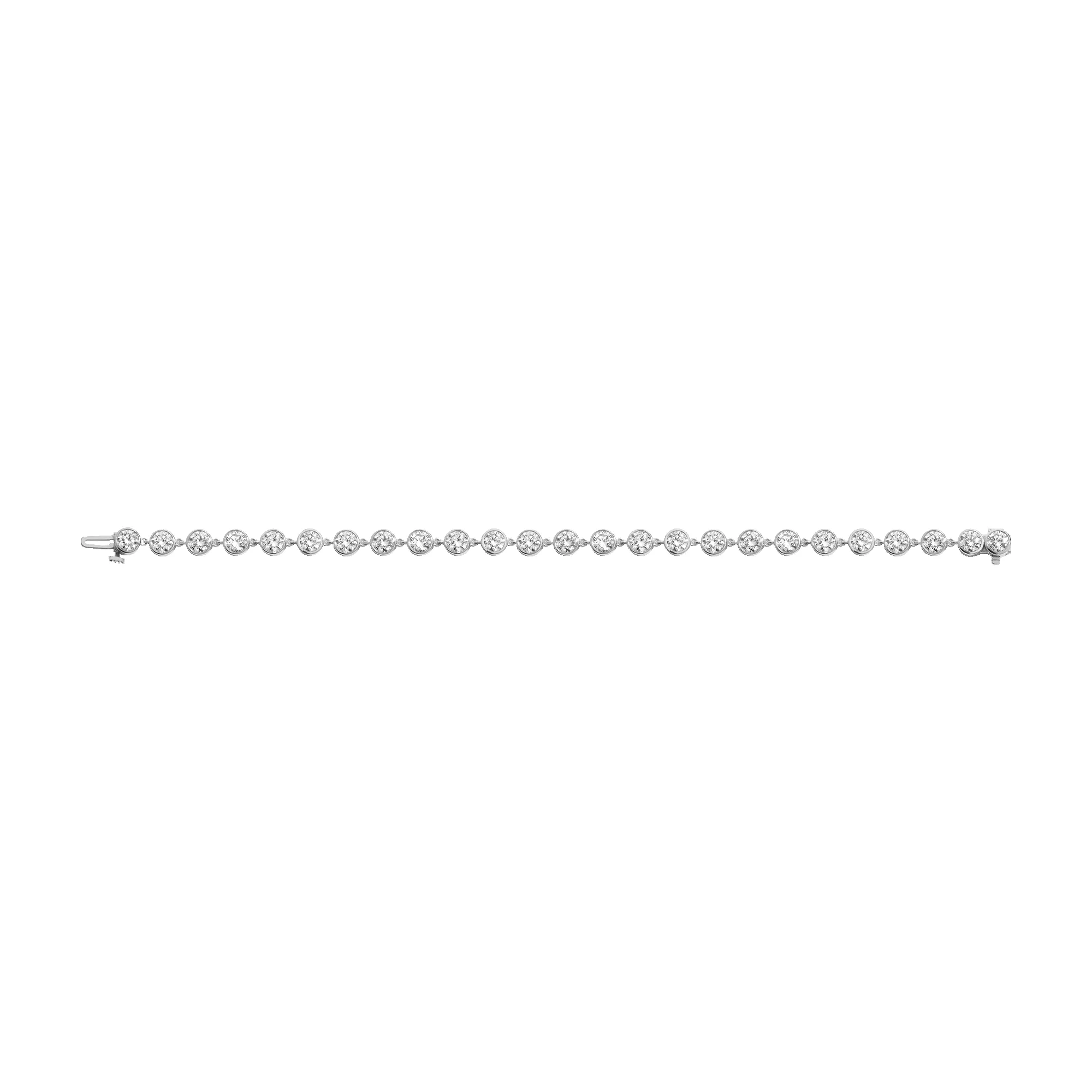 7ct Lab Grown Diamond Tennis Chain Bracelet sold by Aurate product image thumbnail 2