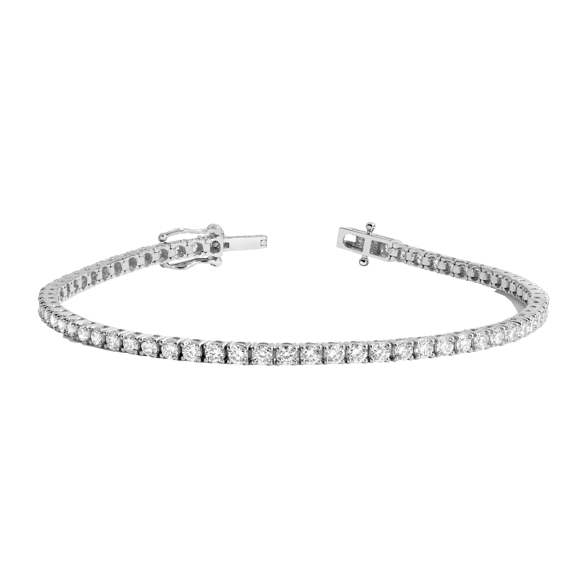 3ct Lab Grown Diamond Tennis Bracelet sold by Aurate