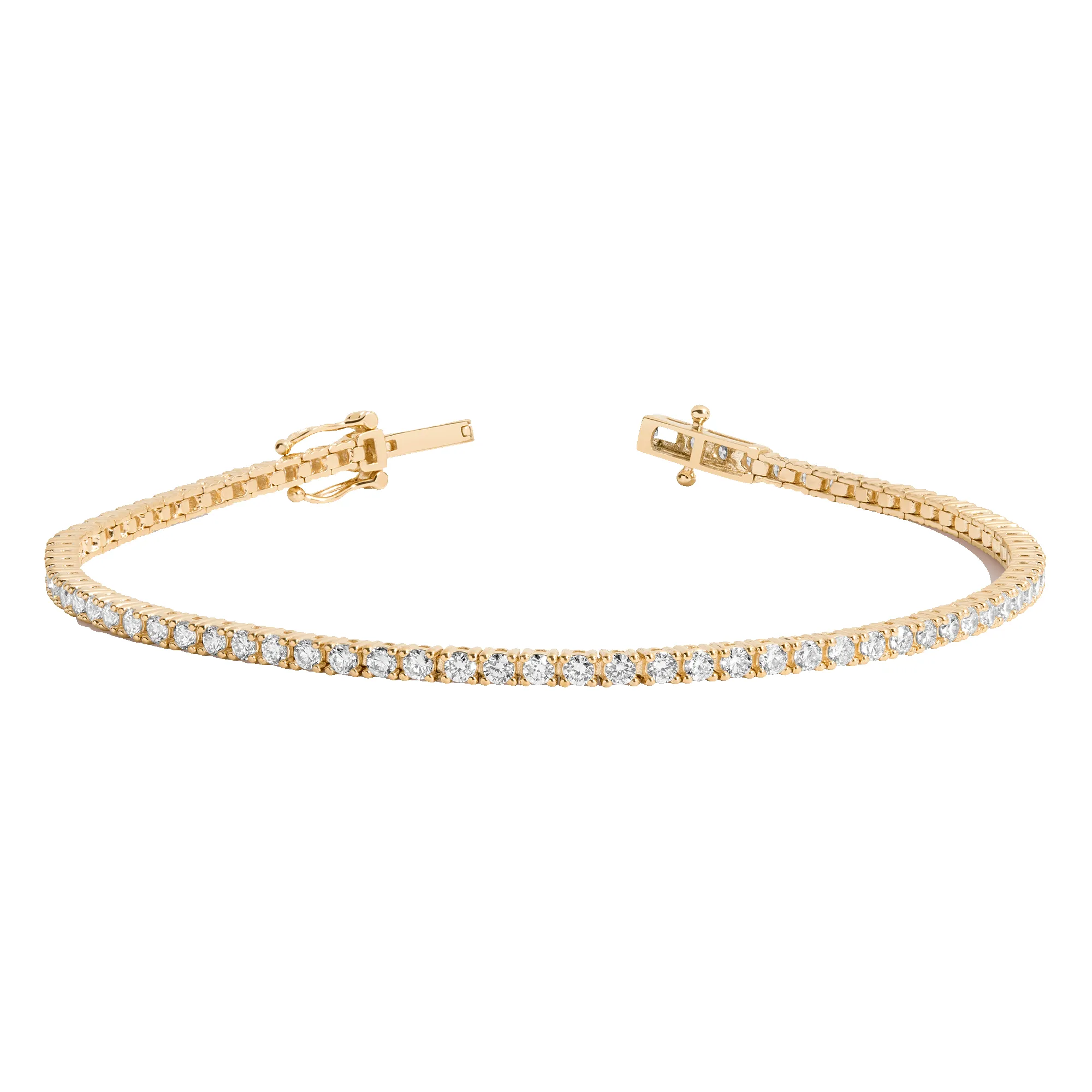 2ct Lab Grown Diamond Tennis Bracelet sold by Aurate product image thumbnail 2