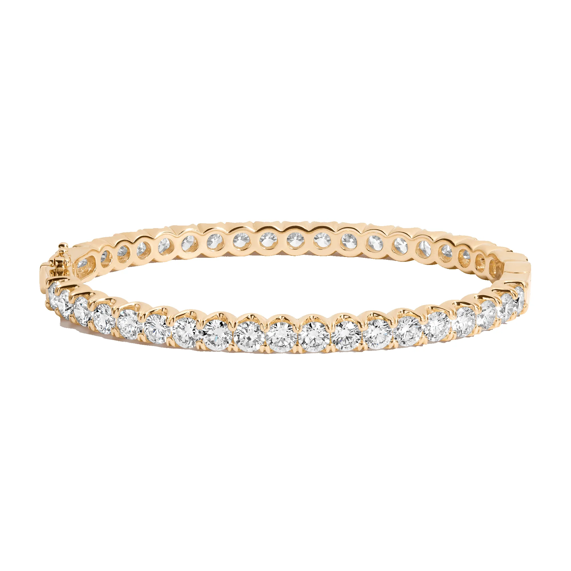 10ct Lab Grown Diamond Hinged Tennis Bracelet sold by Aurate product image thumbnail 2