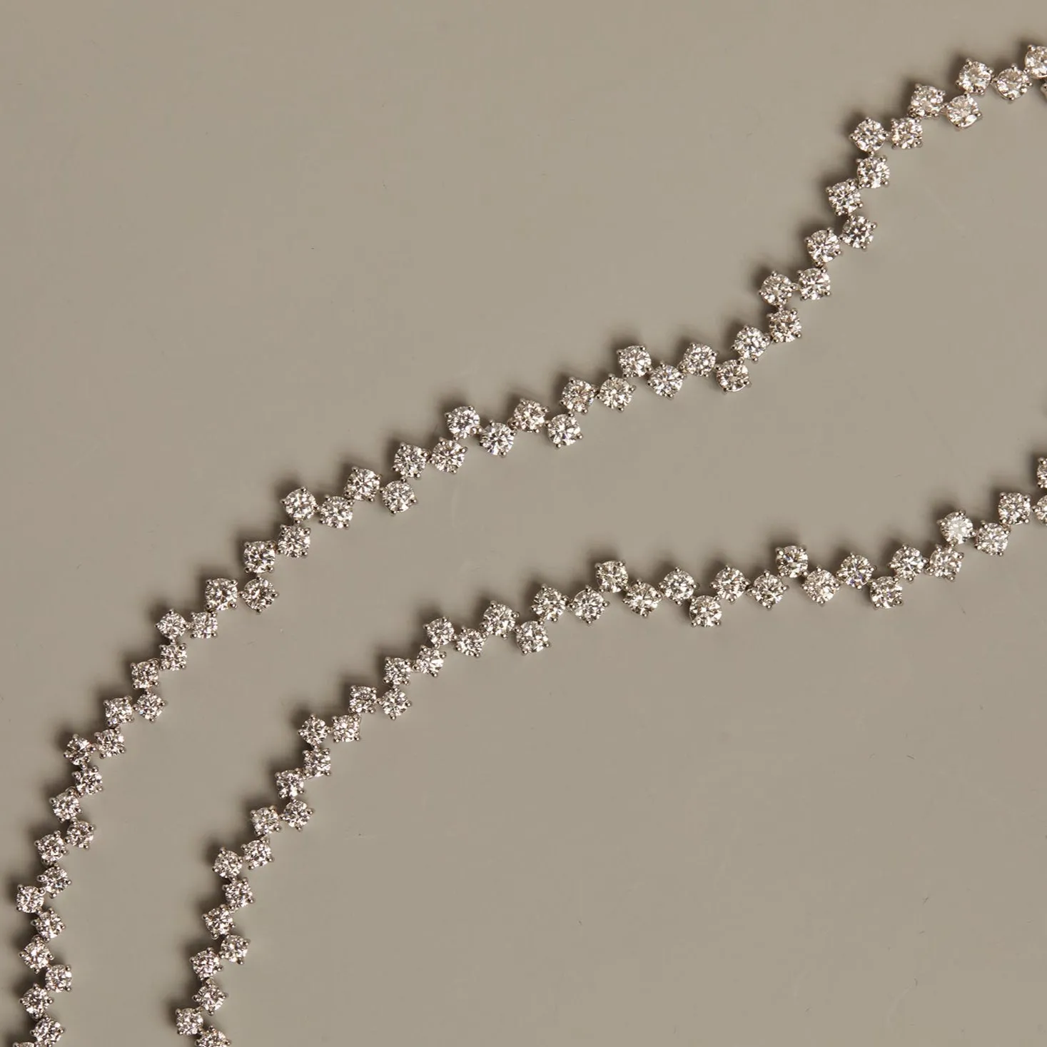 16ct Floating Lab Grown Diamond Tennis Necklace sold by Aurate product image thumbnail 3