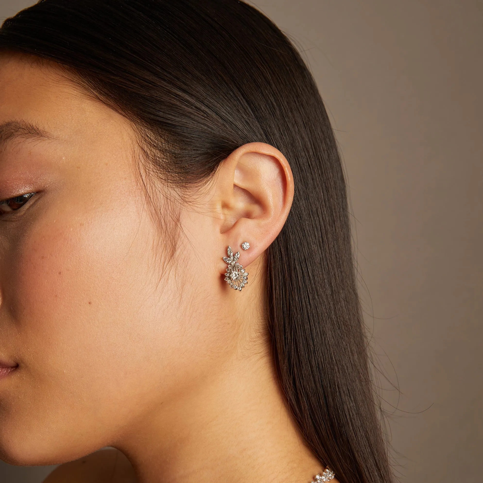 0.25ct Round Lab Grown Diamond Stud Earrings sold by Aurate product image thumbnail 4