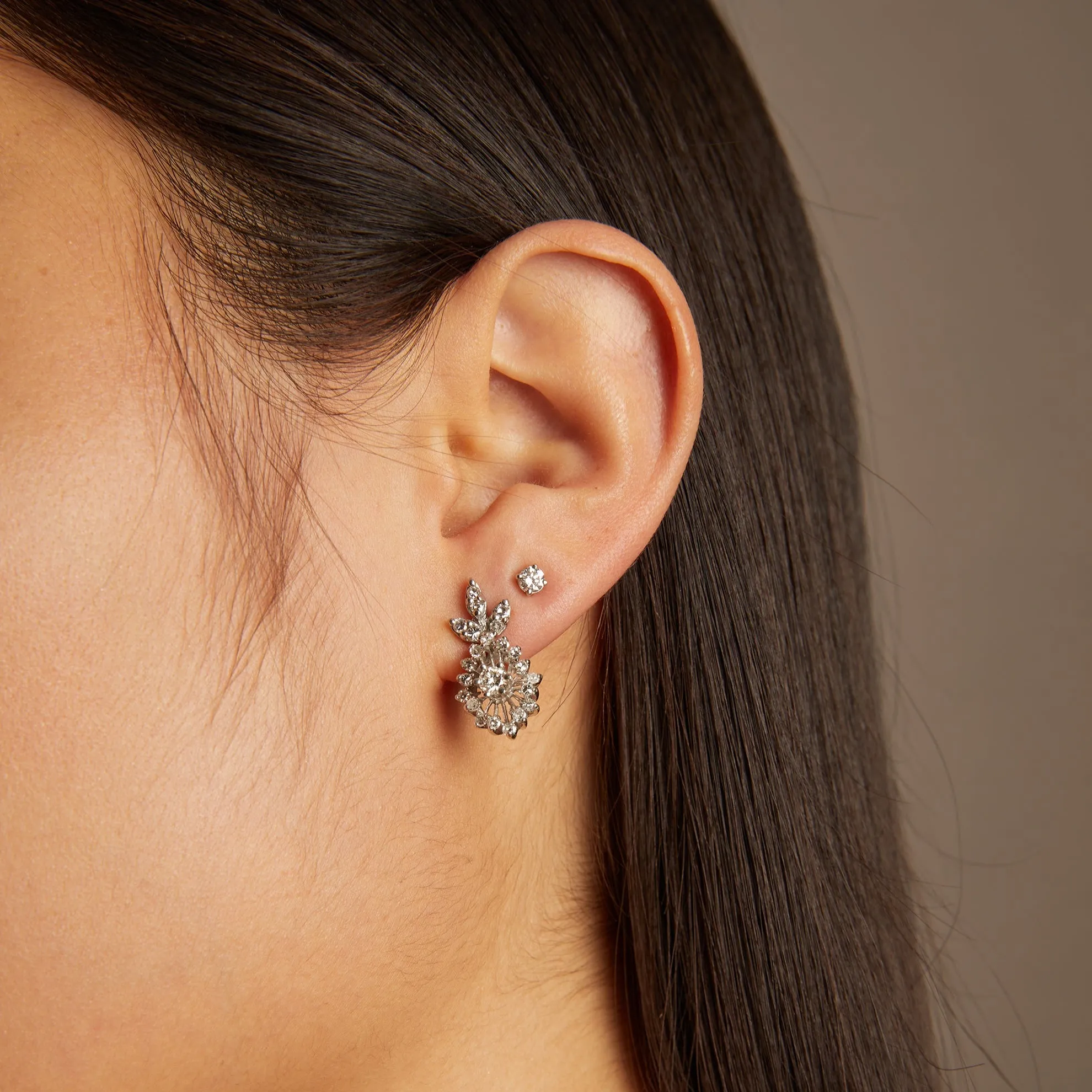 0.25ct Round Lab Grown Diamond Stud Earrings sold by Aurate product image thumbnail 3