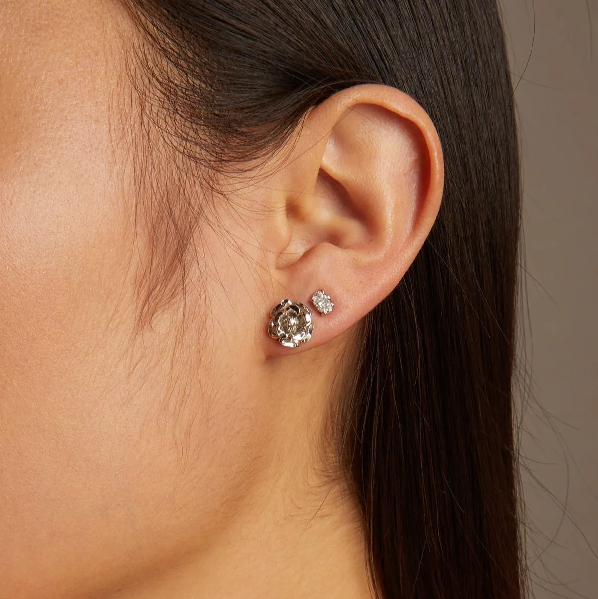 0.5ct Oval Lab Grown Diamond Stud Earrings sold by Aurate product image thumbnail 5