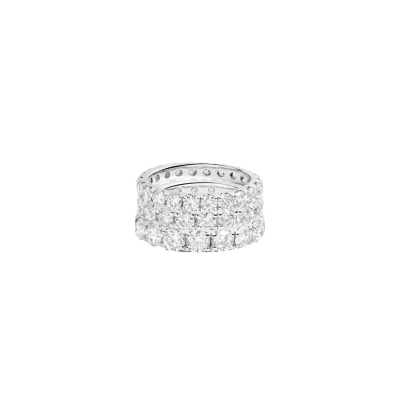 Lab Grown Diamond Eternity Ring Stack sold by Aurate