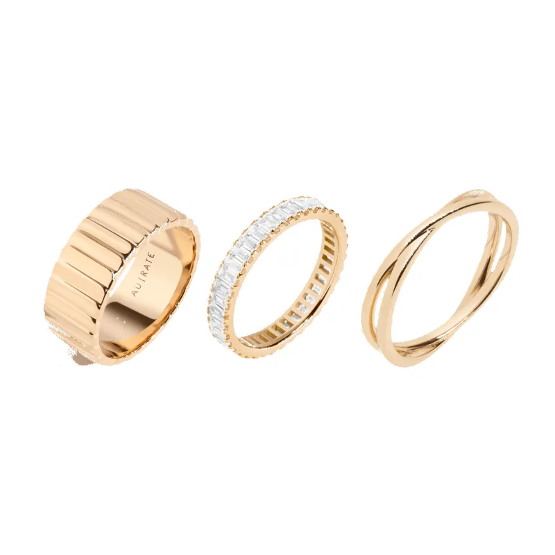 Essential Ring Stack sold by Aurate