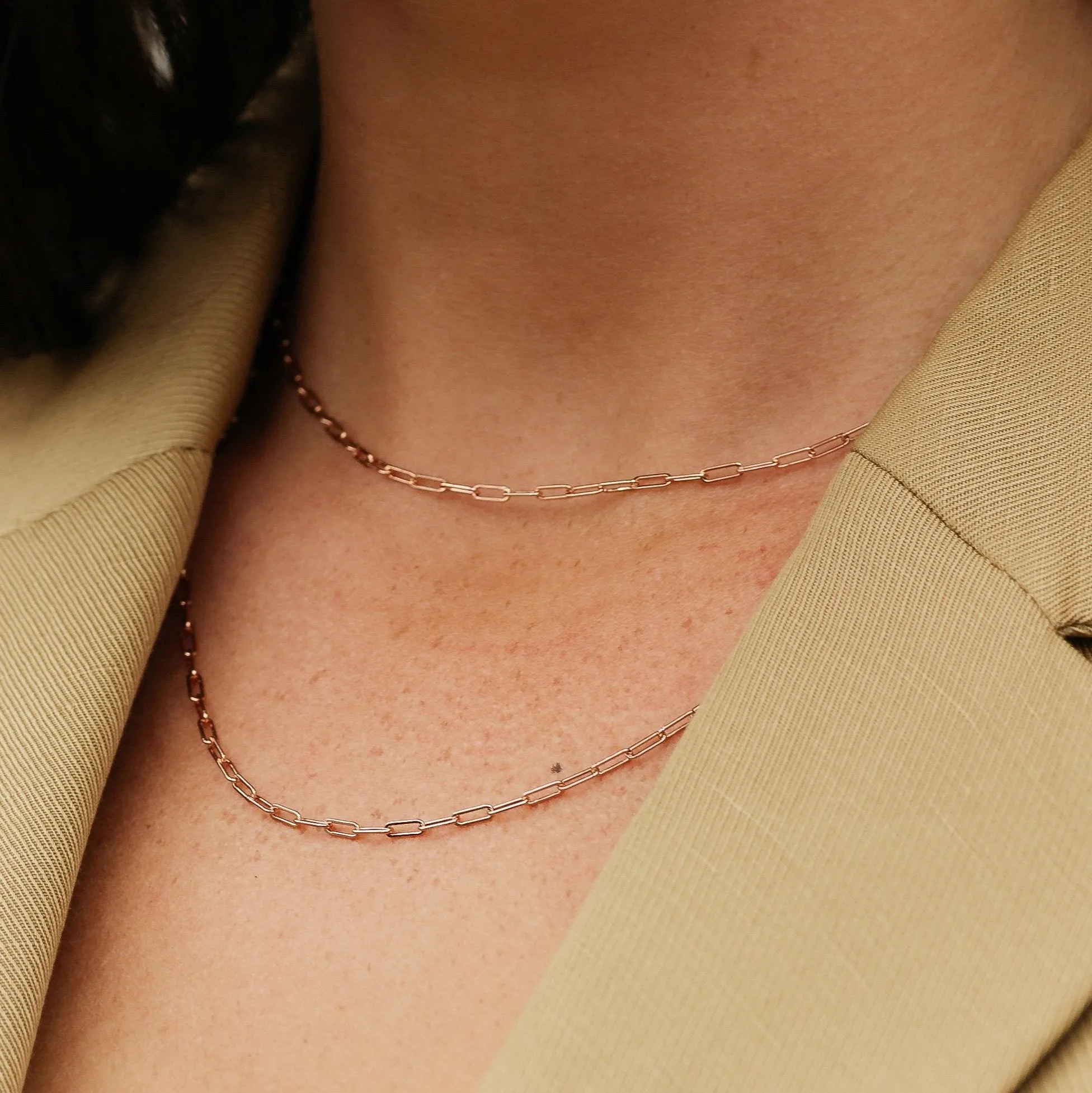 Starter Chain Necklace Stack sold by Aurate product image thumbnail 4