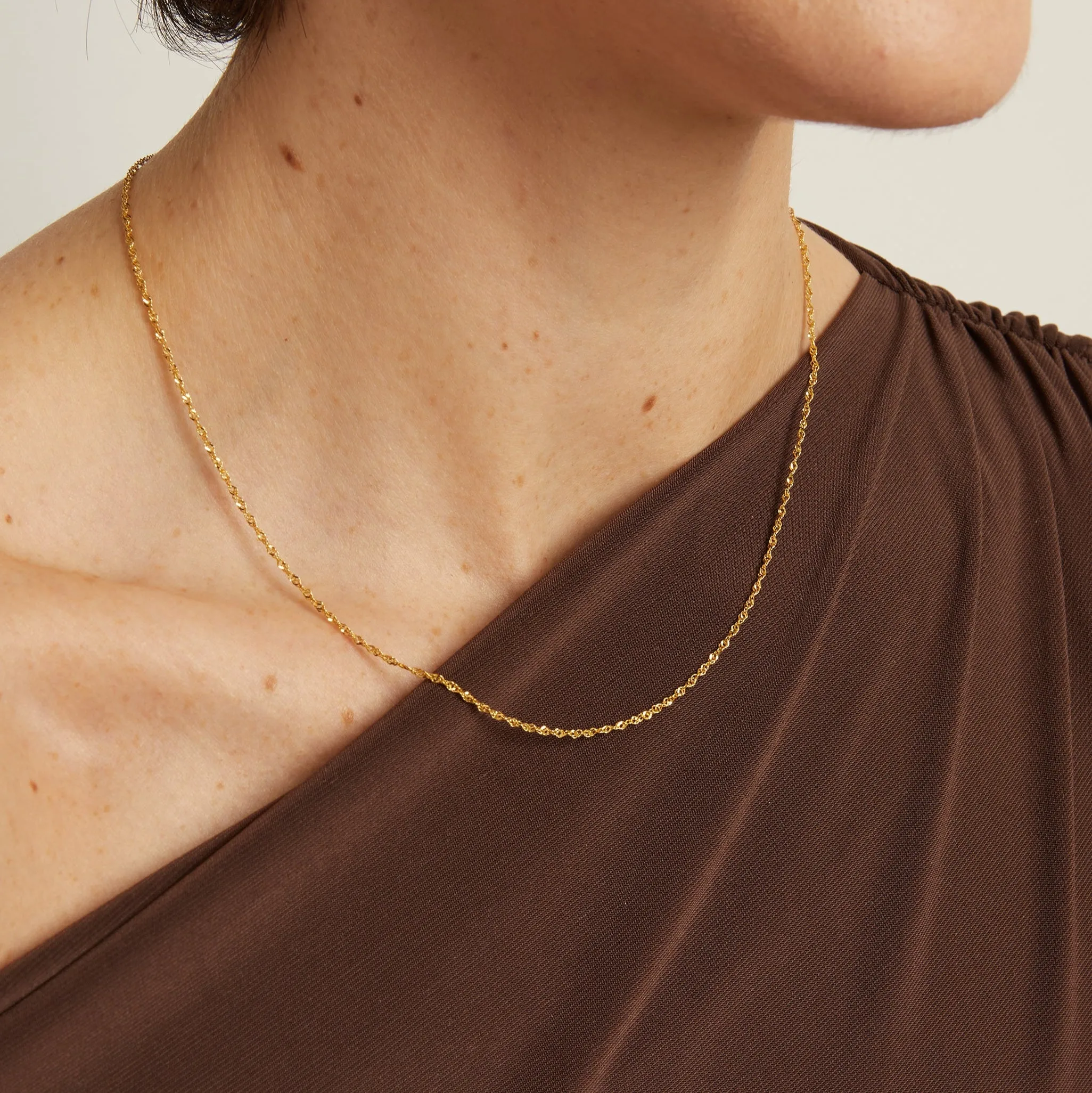 Starter Chain Necklace Stack sold by Aurate product image thumbnail 3