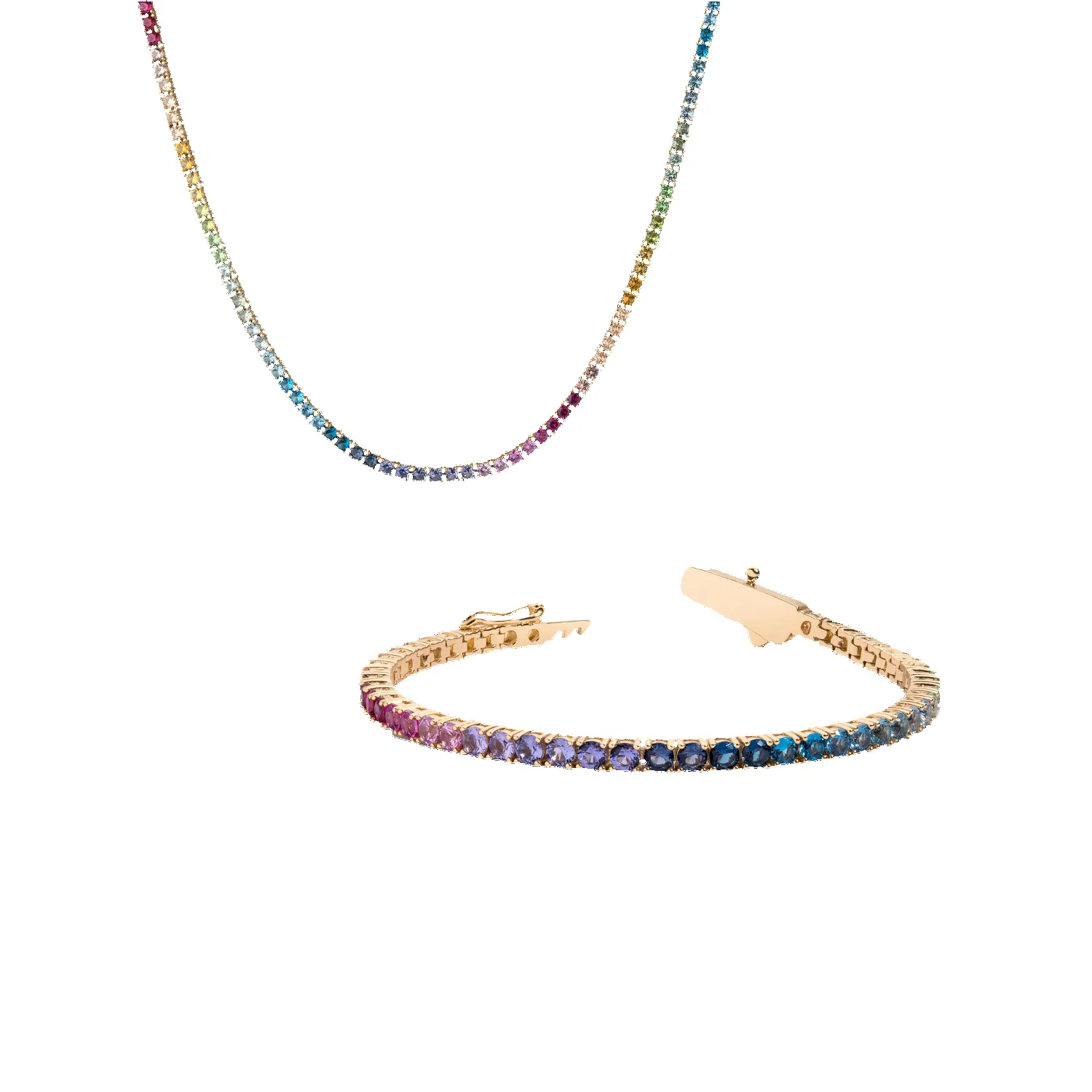 Rainbow Tennis Set sold by Aurate