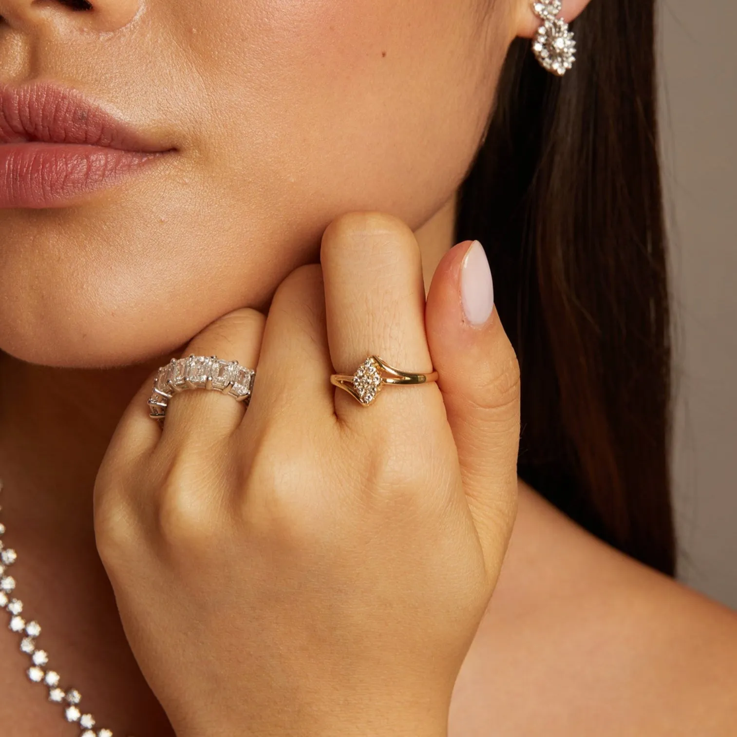 Vintage Diamond North Star Ring sold by Aurate product image thumbnail 5