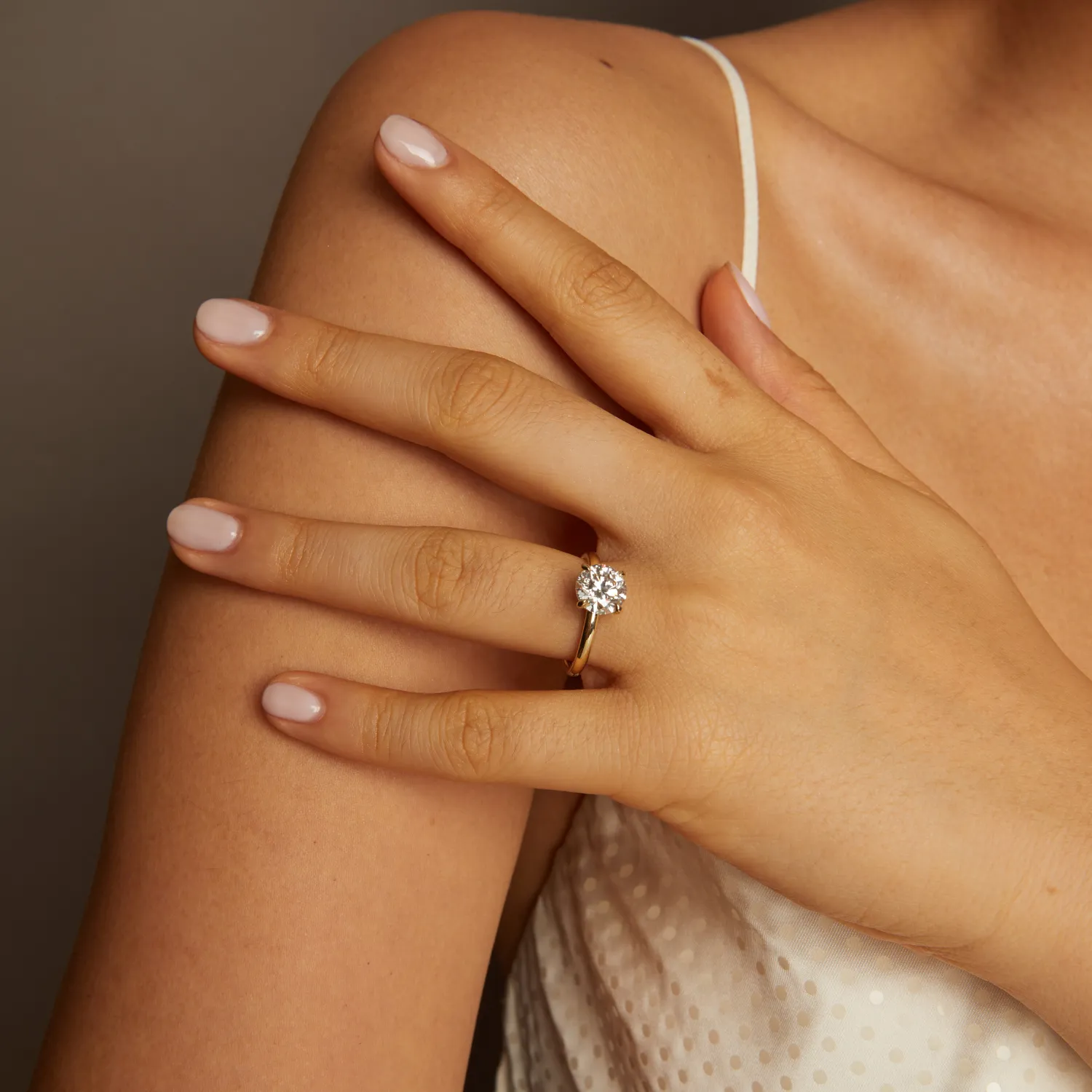 2ct Round Lab Grown Diamond Solitaire Ring sold by Aurate product image thumbnail 5