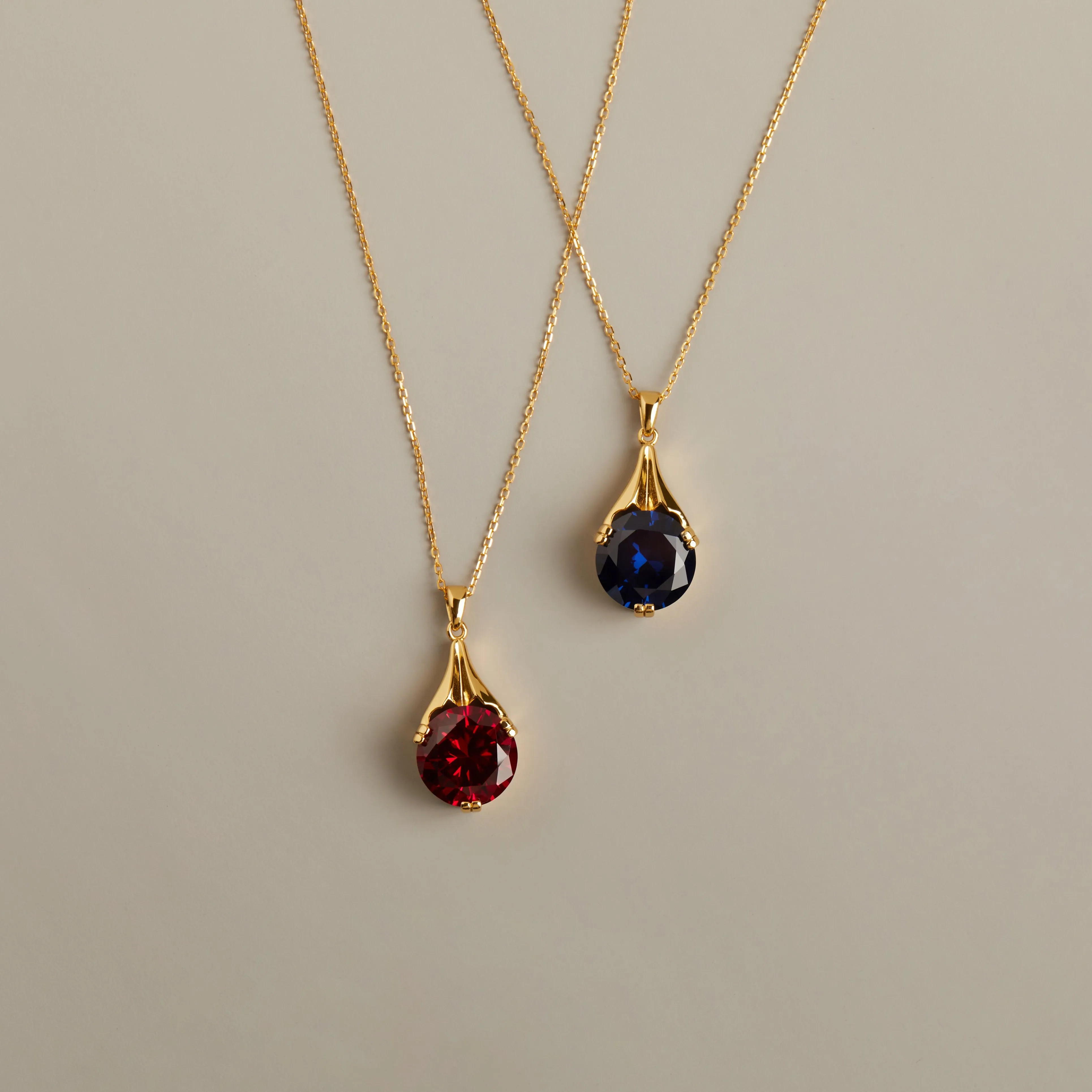 The Oma Lab Grown Blue Sapphire Necklace
sold by Aurate product image thumbnail 2