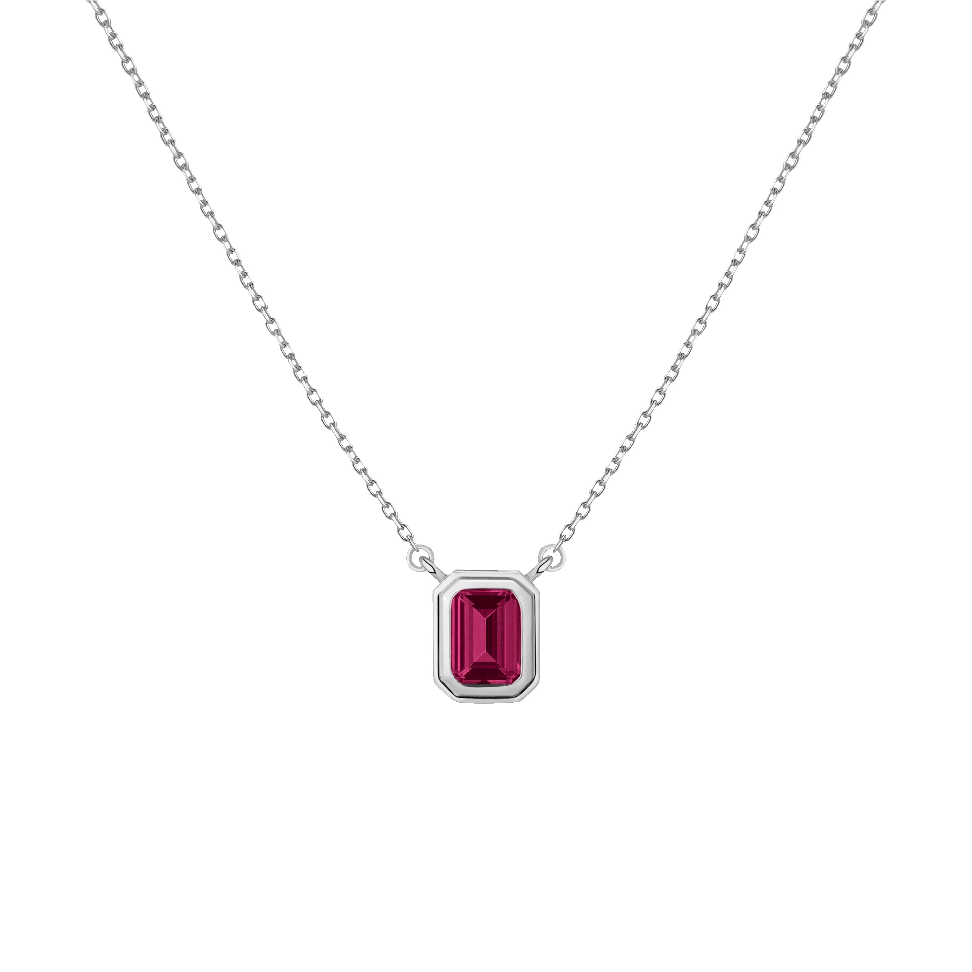 Lab Grown Red Ruby Heirloom Necklace sold by Aurate product image thumbnail 2