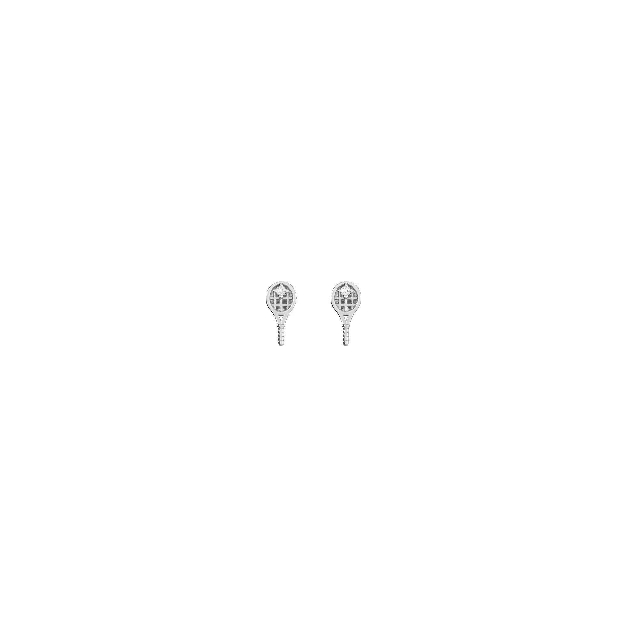 Aurate x Wilson: Tennis Racket Earrings sold by Aurate product image thumbnail 3