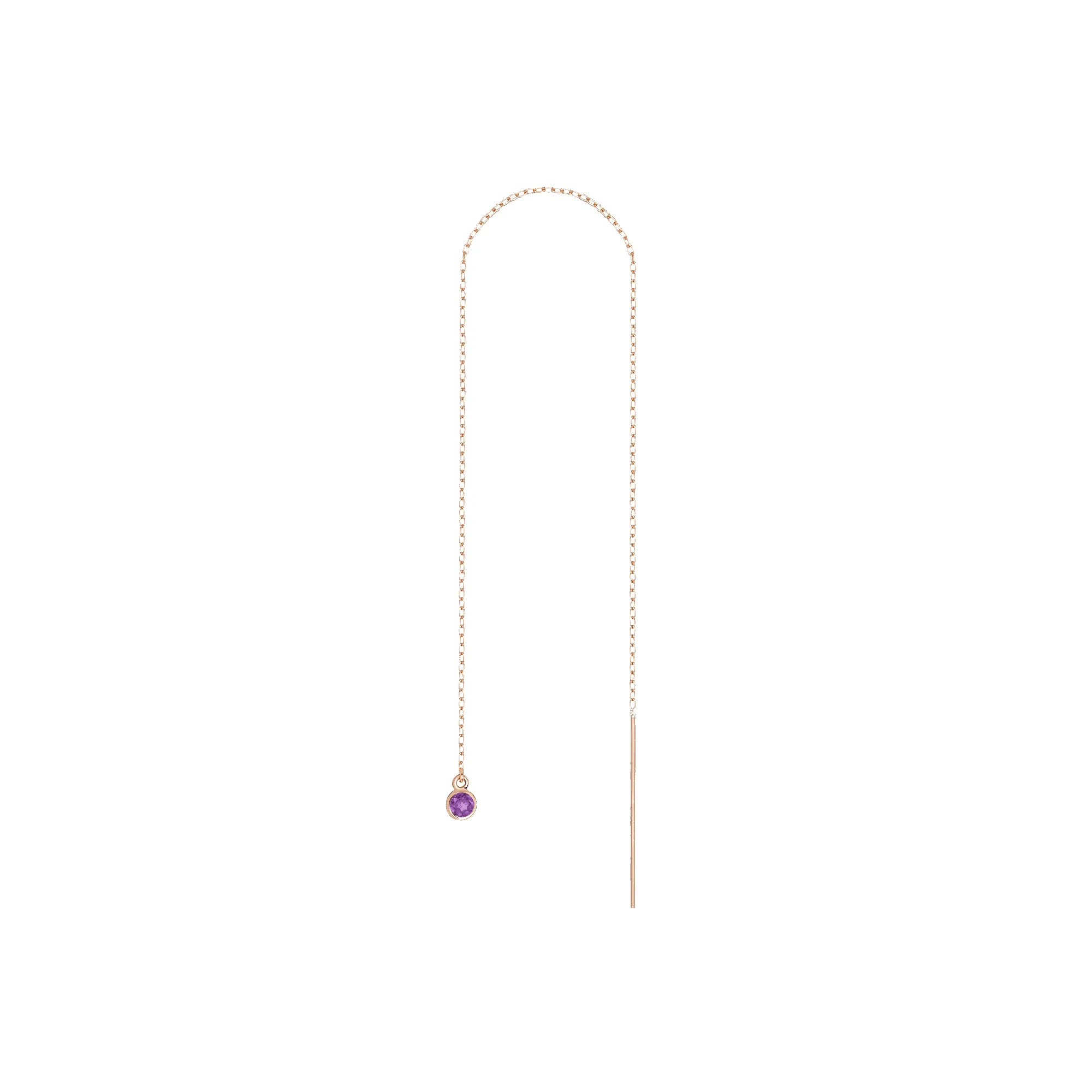 Birthstone Ear Chain Threader sold by Aurate product image thumbnail 5