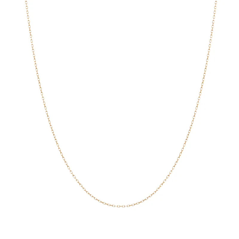Gold Diamond Cut Chain Necklace sold by Aurate