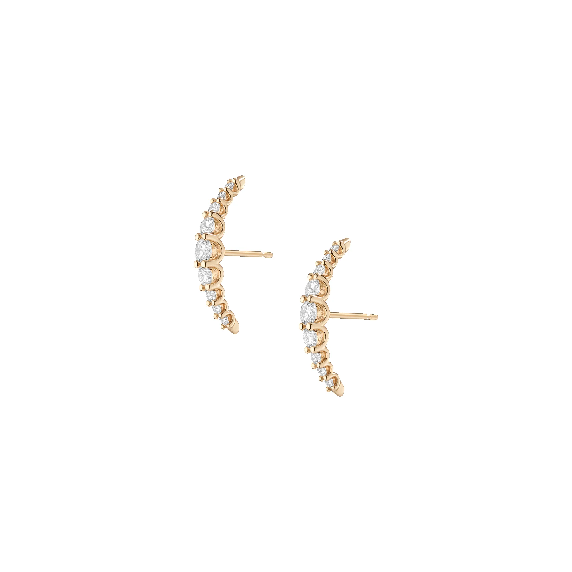 Lab Grown Diamond Eternity Stud Earrings sold by Aurate product image thumbnail 2