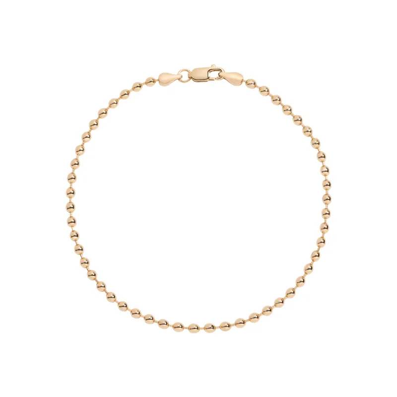 Gold Ball Chain Bracelet sold by Aurate