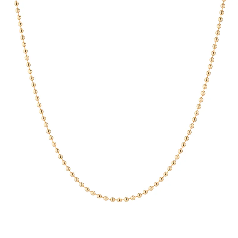 Gold Ball Chain Necklace sold by Aurate