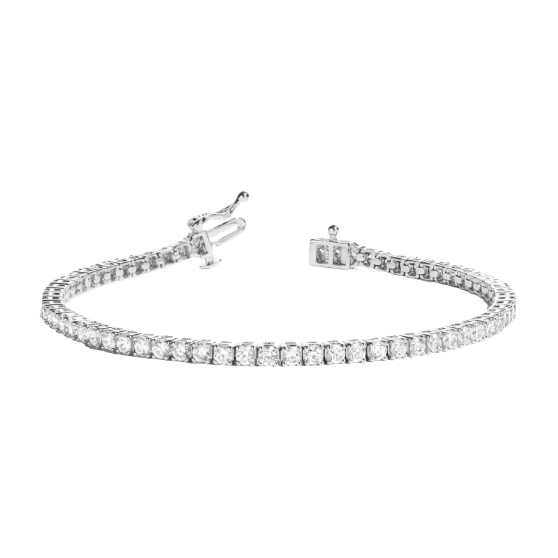 3ct Classic Diamond Tennis Bracelet made by Aurate