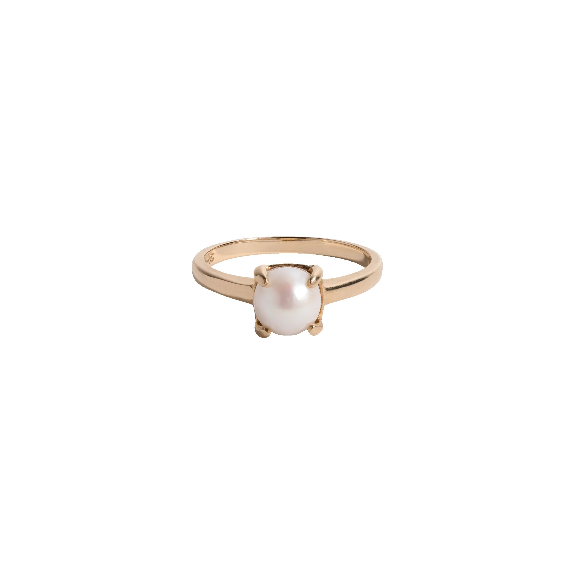 Vintage Claw Pearl Ring sold by Aurate