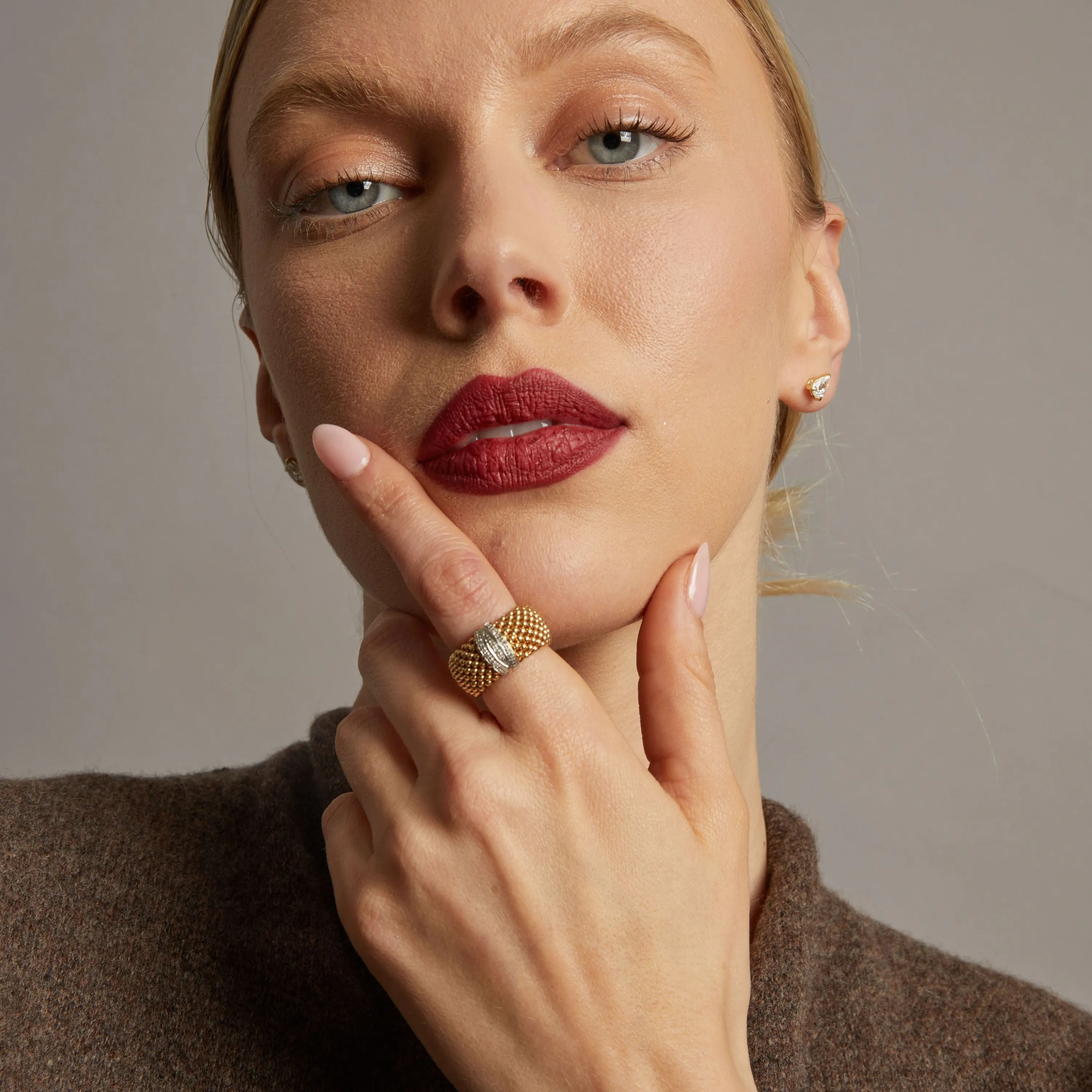 Vintage Diamond Italian Flex Ring sold by Aurate product image thumbnail 3