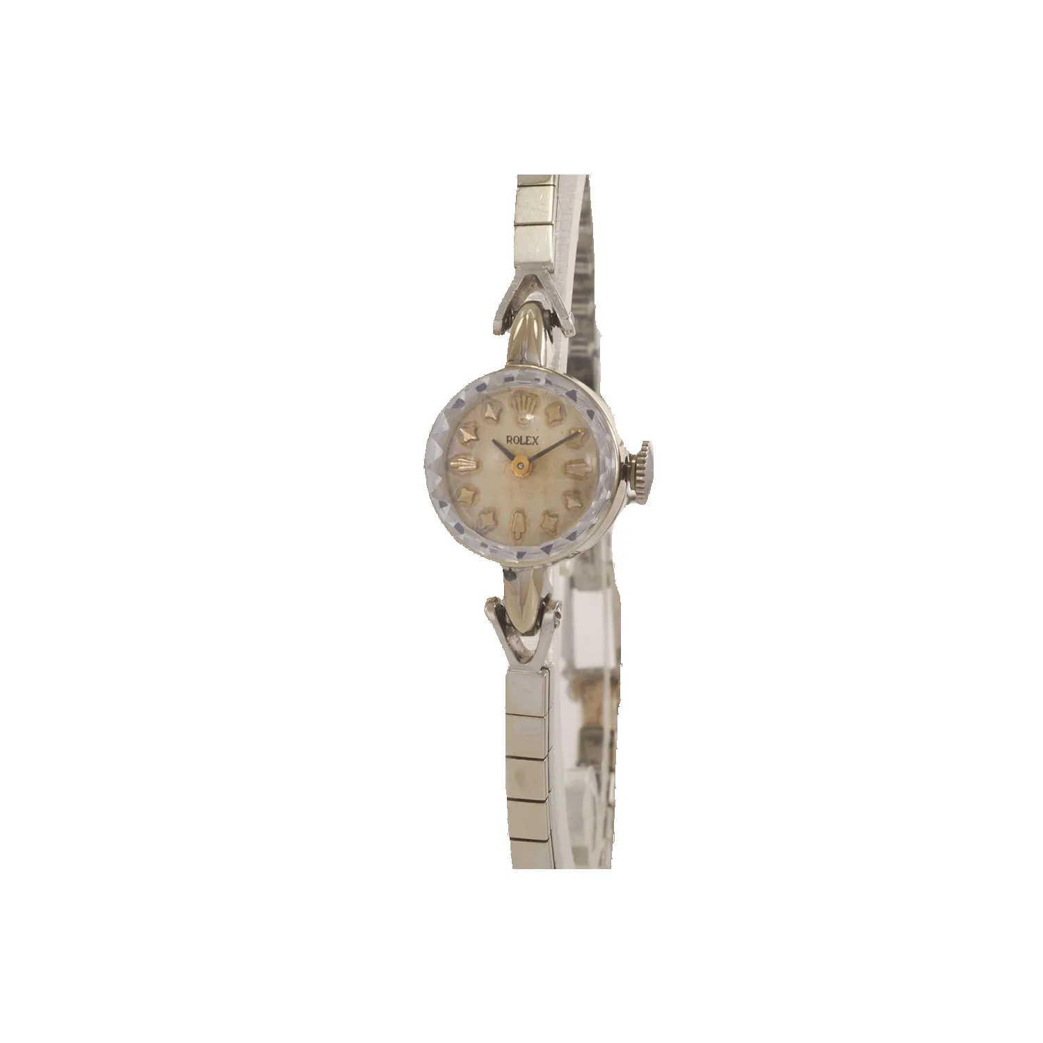 Vintage Rolex White Gold Cocktail Watch sold by Aurate product image thumbnail 3