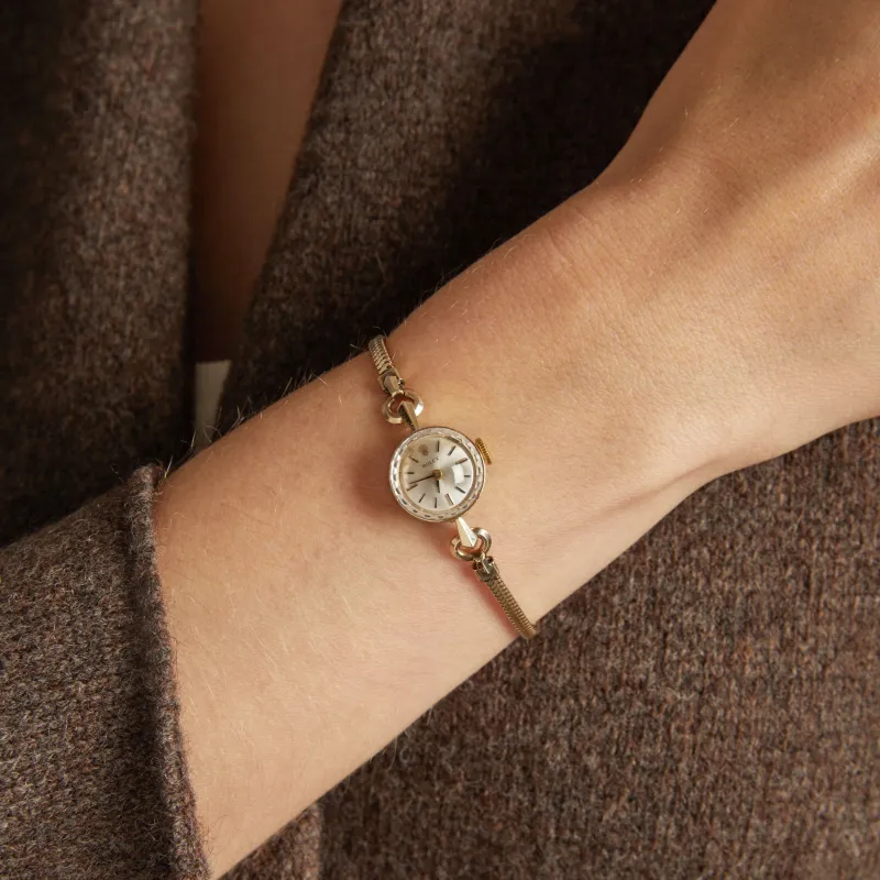 Vintage Rolex Yellow Gold Cocktail Watch made by Aurate