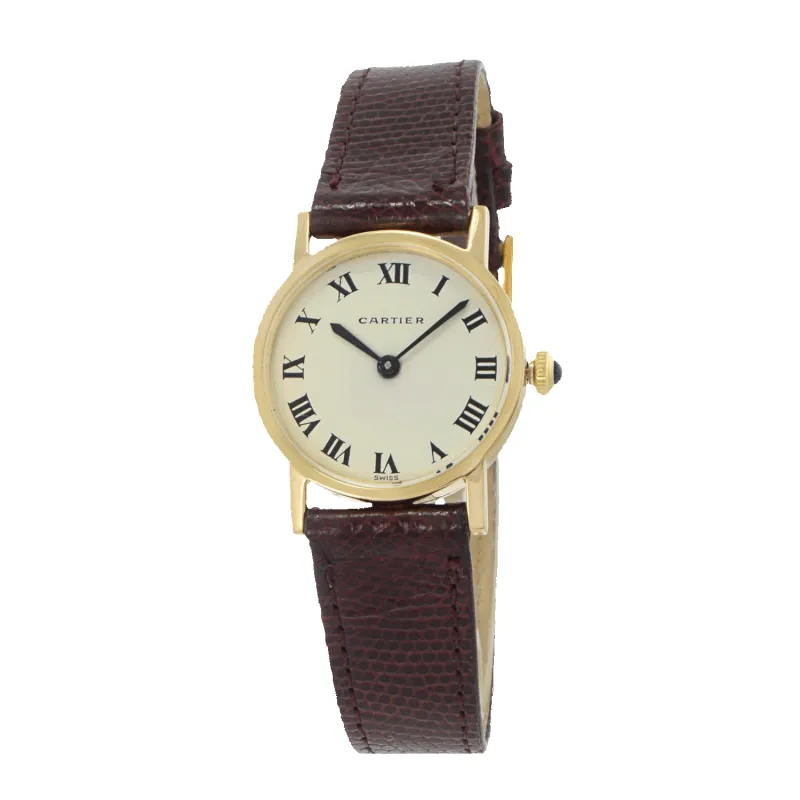 Vintage Cartier Ronde Leather Watch made by Aurate