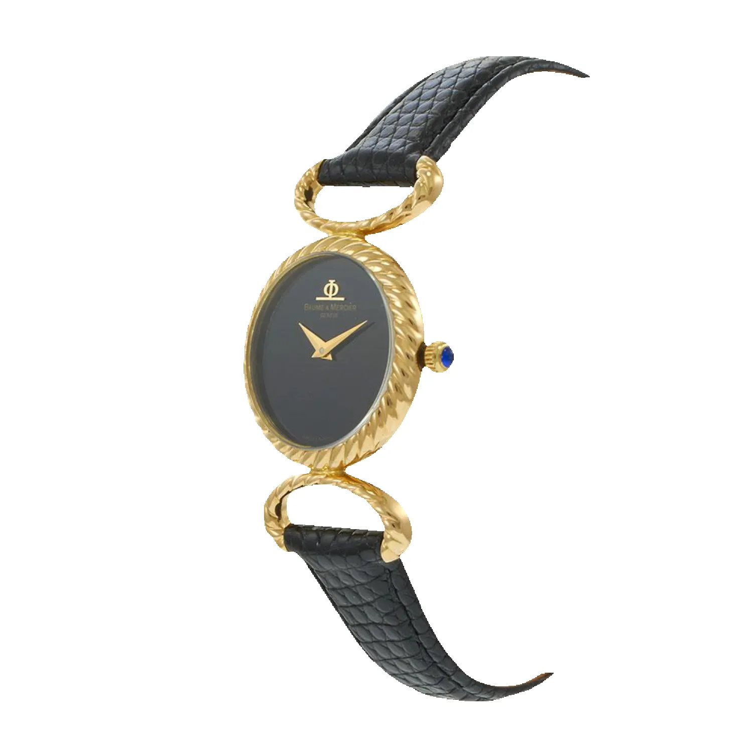 Vintage Baume & Mercier Leather Watch sold by Aurate product image thumbnail 4