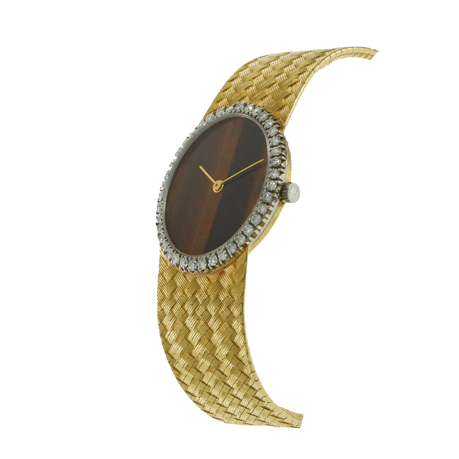 Vintage Piaget Diamond Gold Watch sold by Aurate product image thumbnail 3