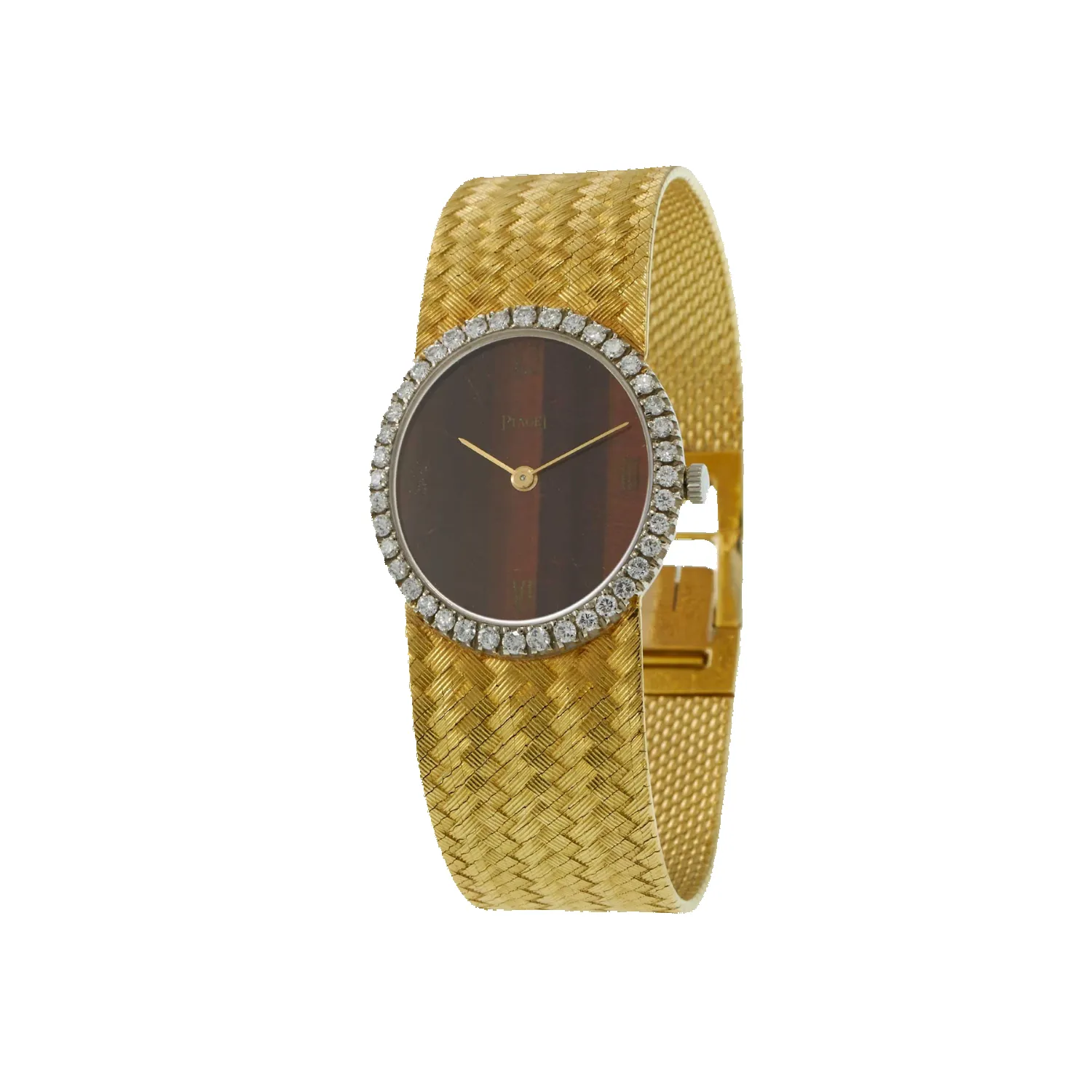 Vintage Piaget Diamond Gold Watch sold by Aurate
